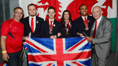 SquadUK with medals in Sao Paulo
