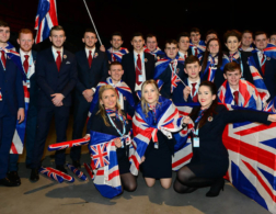Group photo of TeamUK in Gothenburg