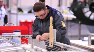 Photo of competitor at WorldSkills London 2011