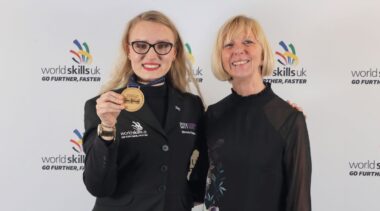 Photo of WorldSkills UK winner in Restaurant Services